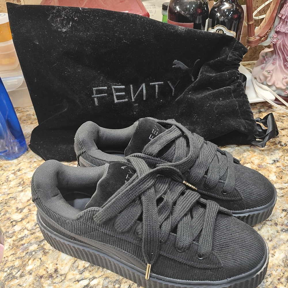 Fenty Black Creeper Sneakers